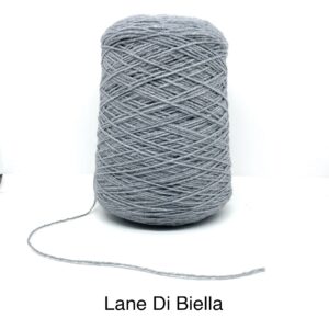 Rocca Misto Lana Husky Fine Grigio Ardesia Chiaro Gr. 350 Titolo 3400 (100 Gr./ 340 Mt.) Campionatura Da Collezione ML 1232