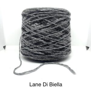 Rocca Misto Lana Spark Grigio/Ardesia Con Lurex Gr.700 Titolo 1800 (100 Gr/180 Mt) Campionatura Da Collezione ML 1259